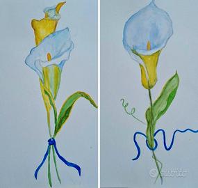 quadri  da arredo ad acquerello 