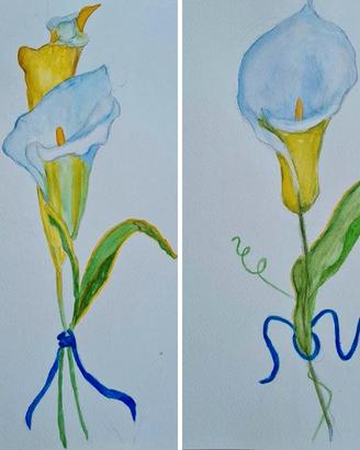 quadri  da arredo ad acquerello 