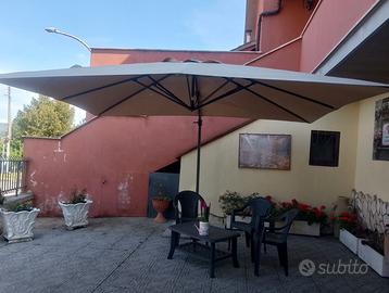 OMBRELLONE 3*4 CON 4 MATTONI PARI AL NUOVO