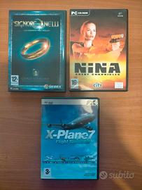 3 giochi PC
Il signore degli anelli,Nina Agent e 