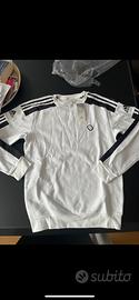 felpa bianca adidas uomo s