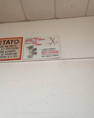 insegne per officina