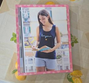 Pigiama Donna Canotta Corto T.S You&My Blu e 