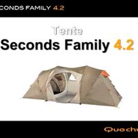 tenda campeggio Quechua Second family 4.2