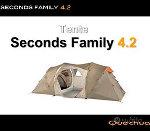 tenda campeggio Quechua Second family 4.2