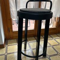 Sgabelli neri con cuscino