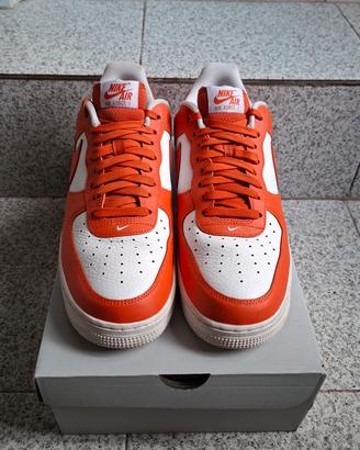 Nike Air Force 1 Low Arancioni/Bianche-taglia 44.5