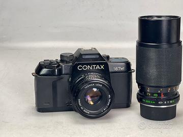 Contax + obbiettivi Yashica