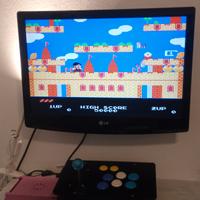 console pandora + joystick costruito