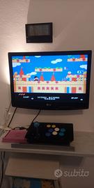console pandora + joystick costruito