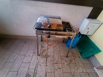barbecue a gas