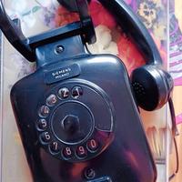 Telefono Siemens vintage da parete in ba