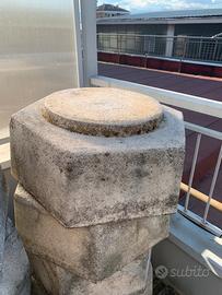 Vasi esagonali in cemento grandi