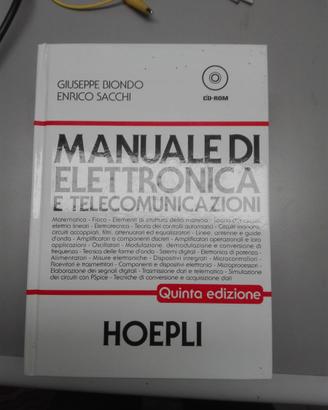 MANUALE DI ELETTRONICA E TELECOMUNICAZIONI con CD