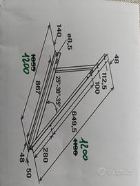 staffe per panelli fotovoltaici
