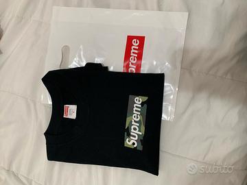 t shirt supreme box logo military  taglia s