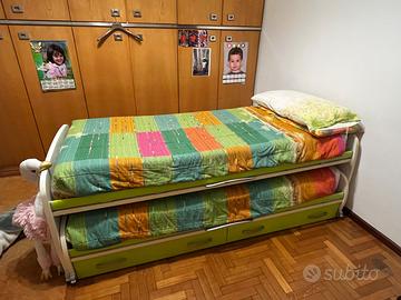 Letto Moretti Compact con 2° letto estraibile + 2