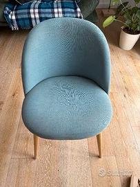 4 sedie azzurre Maison du Monde
