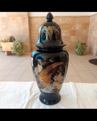 Vaso potiche stile orientale cinese/giapponese
