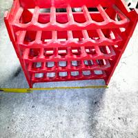 cantinetta portabottiglie in plastica 