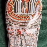 Astuccio Sarcofago egizio vintage 