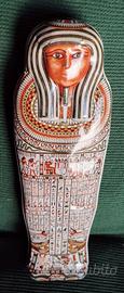 Astuccio Sarcofago egizio vintage 