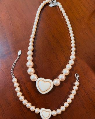 Set collana e bracciale Perle Thun bijoux