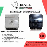 LAMPADA DI EMEREGENZA AVE