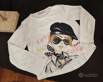 Maglia manica lunga 9-10 anni