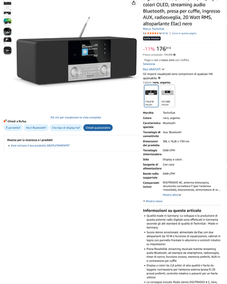 Radio dab Technisat 4 C