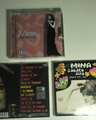 Lotto 3 CD Mina – 2 ancora sigillati – musica ital