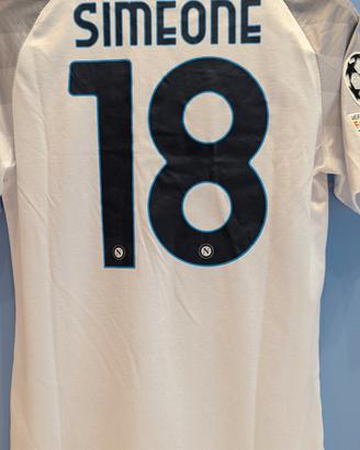 maglia Napoli Simeone Champions League Nuova L