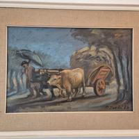 Quadri pittore sardo Sechi no biasi, cabras, melis