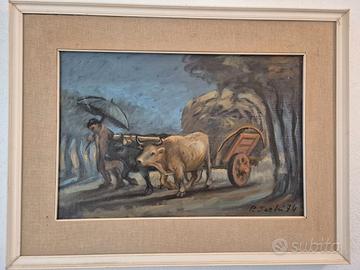 Quadri pittore sardo Sechi no biasi, cabras, melis