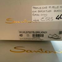 Francesina donna Santoni in cuoio