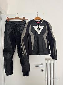 Tuta moto Dainese 40 due pezzi divisibile