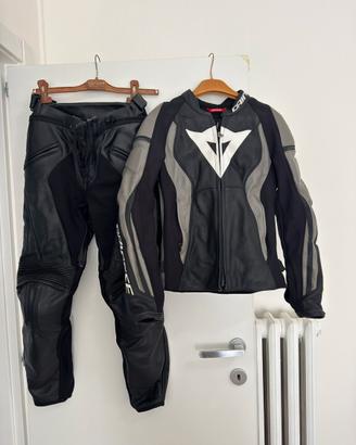 Tuta moto Dainese 40 due pezzi divisibile