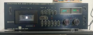 piastra registratore cassette europhon rck 2000