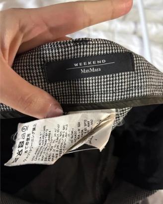 Pantalone Max Mara classico L 44 a quadretti