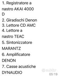 Registratore a nastro AKAI 4000 D  			