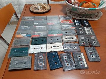 lotto  36 musicassette  vintage 