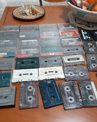 lotto  36 musicassette  vintage 