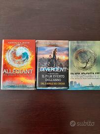 tre libri della serie Divergent