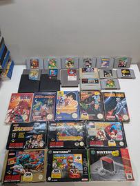 Lotto videogiochi Nintendo nes, snes e Nintendo 64