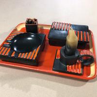 1941 WILLIAM GOEBEL set fumo ceramica