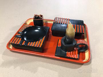 1941 WILLIAM GOEBEL set fumo ceramica