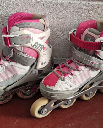 Pattini in linea a rotelle roller