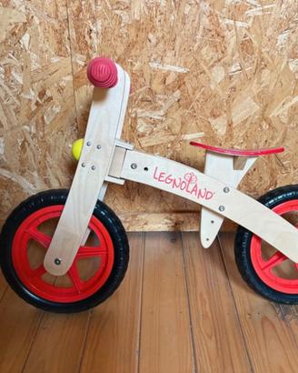 Bici balance in legno