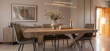 tavolo stile industriale 