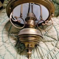 lampadario ottone 